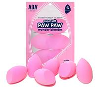 AOA Studio Lot de 6 éponges de maquillage sans latex et haute définition super douces pour poudre, crème et liquide, forme biseautée (rose)