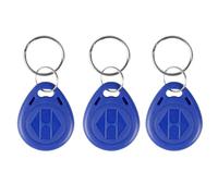 AOAMZ 10 x RFID Badges 125KHz modifiable Porte-clés T5577 / EM4305 Inscriptible NFC Token Proximité Transpondeur EM ID Card pour Système d'Entrée de Sécurité Couleur Bleu