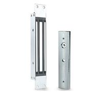 AOAMZ 280KG/600lbs Serrure magnétique électrique DC12V Installation intégrée Étanche NC Fail Safe Serrure électromagnétique pour système de contrôle d'accès Porte en bois/métal/verre