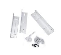 AOAMZ ZL Support Soutien Happe de Fixation pour la Serrure Magnétique Electrique de Force de Maintien 180KG 350lbs Porte Simple pour Le Système de Contrôle d'Accès (Z&L Stents)