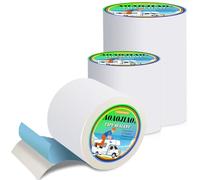 AOAOJIAO Ruban pour Caravane, Bande Bitumeuse Etancheite Autocollante Blanche pour RV, Gouttière, Toiture, Bateau réparer Les Fuite (Blanc, 10 cm x 15 m x 1 tome)