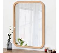 AOAOPQ Miroir de Maquillage Mural pour Salle de Bain - 40,6 x 50,8 cm - pour Homme et Femme dans Un hôtel - Doré