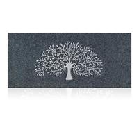 AOAOPQ Paillasson de Bienvenue antidérapant pour entrée, entrée Avant et intérieur, 40 x 120 cm, Rouge pour Pendaison de crémaillère, fête, Cadeau de Pâques
