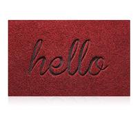 AOAOPQ Paillasson de bienvenue Hello - Antidérapant - Intérieur - Pour entrée, entrée avant et arrière, cuisine, couloir - Facile à nettoyer