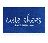 AOAOPQ Tapis de Bienvenue extérieur pour Amusant, Tapis d'entrée à la Maison, Chaussures Mignonnes pour Les enlever de l'entrée pour Chambre à Coucher, grattoir à Chaussures, Tapis antidérapant pour