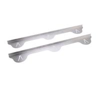 Aoaoy 2pcs Poêle Couvre-crevasse Charge en Acier Inoxydable, Comptoir des Accessoires de Cuisine en Argent 59,5 Cm pour la Cuisine avec une Forte Empêchement de Chaleur et un Lavage Facile