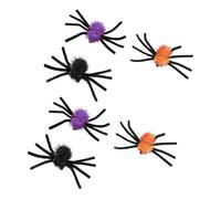 Aoaoy 6pcs Clips de Cheveux Drôles Spider Festive Party Decoration Tins Hair Pins Cosplay Access