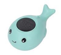 Aoaoy Affichage à LED Thermomètre Thermomètre Flottant, Baleine Bleu Baby Baby Toby avec Design de Dessin animé, Matériau de Ramollissement de la Peau, pour L'heure du Bain pour bébé