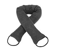 Aoaoy Boudin de porte serpentin, boudin de porte pour la maison, anti-poussière, anti-bruit, lavable, sous la porte, pour la maison (gris foncé)