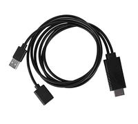 Aoaoy Câble USB HDTV 2 en 1 1080p USB femelle pour mâle HDTV Câble adaptateur pour smartphone 1080p HD vers AV numérique