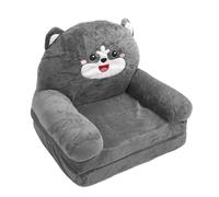 Aoaoy Canapé-lit pliable 2 en 1 pour enfants - Avec charnières - Motif chien gris (2 niveaux)