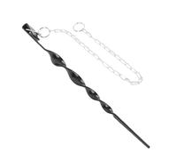 Aoaoy Chaîne Anti-Place de 33 Cm avec Ongle en Fer en Spirale, pour Plusieurs Design Peint en Poudre, Une Installation Facile