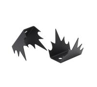 Aoaoy Clous Pointus de Clôture de sécurité, Pointes de Clôture Anti-montée en Acier au Carbone, Conçues pour Dissuader Les Animaux avec des Vis, pour Toit Extérieur