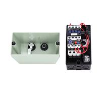 Aoaoy Contrôle de Démarrage à Moteur monophasé de 4 KW (5,5 ch), Protection de Moteur 24 Heures sur 24, Bouton ON / OFF, IP55, pour les Applications en Eau, approprié dans le Monde