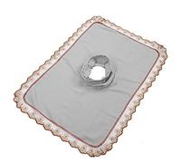 Aoaoy Drap de table de massage, housse de tête de massage spa, couverture de lit de massage avec trou pour salon de beauté (gris)