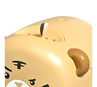 Aoaoy Éplucheur de graines de melon électrique, machine automatique d'épluchage de graines de tournesol avec batterie de grande capacité et support stable, pour décoration de maison d'enfants (jaune)