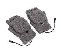 Aoaoy Gants chauffants USB, mitaines lavables avec 3 vitesses pour temps froid, adaptés pour jouer, taper et plus encore