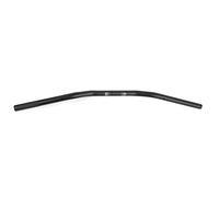 Aoaoy Grochebar de Moto, Barre de Poignée de Moto de 22 Mm, Muisse de Rétro en Alliage en Aluminium Plat modifié (Noir givré)