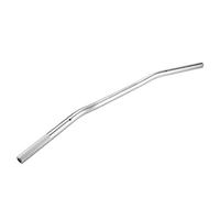 Aoaoy Grochebar de Moto, Barre de Poignée de Moto de 22 Mm, Muisse de Rétro en Alliage en Aluminium Plat modifié (Argent givré)