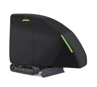 Aoaoy Housse de Protection pour Mini-pelle avec Fermeture éclair, Compatible avec E20, KX121, Cat. 5, Accessoires D'extérieur en Tissu Oxford, Noir