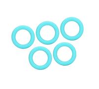 Aoaoy Jouet Anneau de Dentition, Bracelet de Dentition élastique Sûr pour Soulager les Gencives, Silicone Souple pour bébé, Texture Unique, Couleur Vive, Petite Taille, Matériau de (Verte)