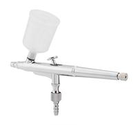 Aoaoy Kit d'aérographe double action avec gâchette de grande capacité - Outils de couleur avec ensemble d'accessoires pour œuvres d'art, beauté des ongles (0,3 mm)
