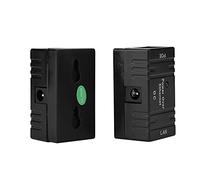 Aoaoy Lampe d'alimentation LED, Module d'alimentation POE Haute stabilité avec Montage Mural Simple, Transmission de Données jusqu'à 10/100 Mbps pour Adaptateur Ethernet POE, Blanc, 2 (Noire)