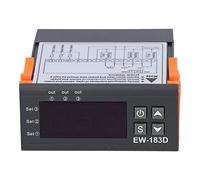 Aoaoy LCD Afficher le Contrôleur de Température de Thermostat de Chauffage avec des Relais de Chauffage de Sonde 3, 0-65 ℃ Range pour le Réfrigérateur, Réservoir D'eau, Chaudière