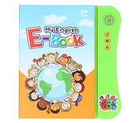 Aoaoy Livre de chant ABC, jouet éducatif, presse à doigts, livre éducatif en anglais intelligent, livre éducatif pour 3 ans et plus (vert)
