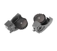 Aoaoy Lot de 2 modules de roue motrice gauche et droite pour aspirateurs séries 500 600 700 800 900 avec pneu en caoutchouc, brosse latérale résistante à l'usure (gris)