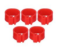 Aoaoy Lot de 200 pinces à os de volaille rouges - Pour apprendre à identifier les pigeons - Sans marquage de mots - 10 mm - Rouge sans anneau