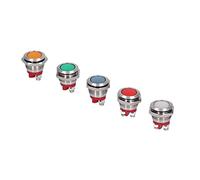 Aoaoy Lumière LED en Métal, Lampe Indicatrice, Solide conductivité, Installation Facile avec Fil Profond, Anti-impact, Vibration, Broche à Vis en Laiton pour les Feux de Freinage,