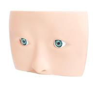 Aoaoy Makeup Practice Face Board, 3D Eye Painting Plastic Face Eye Mannequin Training Équipement Imitation du Maquillage Humain (Rose)