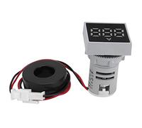 Aoaoy Mémètre de Courant Numérique, AC AD16-22FSA, Voyant élevé de luminosité, Consommation D'énergie Faible, Taille Compacte pour une Utilisation en Plein Air, avec une Grande (Blanc)