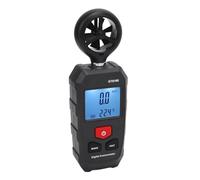 Aoaoy Mémoire de Vitesse du Vent Numérique, Détection d'humidité de la Température, Arrêt Automatique Portable Convivial pour les Activités de Plein Air, 6 Unités High Precise Précise éclater
