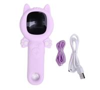 Aoaoy Microscope numérique avec grossissement 16x 1080p, zoom d'écran de 2", loupe portable avec câble USB, Li-400 mAh, idéale pour les jeunes scientifiques, violet