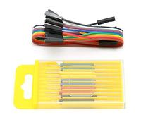 Aoaoy Mini SOP SOIC Test Leads Clamp/Holder IC, ABS Material, 10pcs Micro Hook Clips, Micro IC Hook, Pas de Soudage Nécessaire, Recouvert de Calque Isolant, Très Utile pour le Serrage