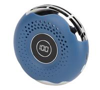 Aoaoy Mini ventilateur portable rechargeable à suspendre au cou en forme de donut rechargeable par USB, léger et silencieux, convient pour une utilisation au bureau avec cordon, bureau et taille (bleu