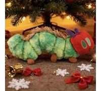 Aoaoy Nimmersatt Peluche chenille la petite chenille toujours, vis douce selon le livre pour enfants, jouet pour bébés et filles pour jouer fantaisie (25 cm)