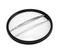 Aoaoy Prism, Photographie Verre Kaléidoscope Lens 77 Mm de Diamètre pour la Caméra, Verre Optique pour Scènes de Nuit, avec des Effets de Réfraction Uniques (77 mm Double Demi-Mois)