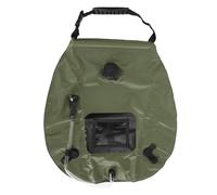 Aoaoy Sac de Douche de Camping 20L Sac de Douche Solaire avec Poignée Chauffage Solaire de Portable avec Thermomètre à Dos pour la Plage de Randonnée de Camping en Plein Air (Od Green)