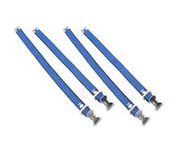 Aoaoy Sangles d'échasses réglables en nylon avec boucle en alliage d'aluminium pour échasses de clown et défilés de rue (#1)