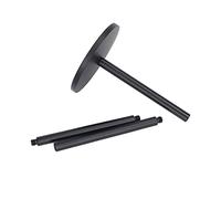 Aoaoy Support de lampe de bureau de camping en alliage d'aluminium, amovible, trois sections, support de mât de lampe multifonction pour le camping