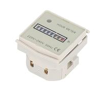 Aoaoy Timer Industriel de Compteur Portable, Compteur de Temps électrique 0-99999H59M AC, Minuterie Industrielle électronique avec un Timing Super Long, adapté à Divers Systèmes de