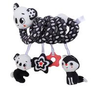 Aoaoy Toys de Siège D'auto Poussette Bébés 0 à 6 Mois, High Contrast Suspendu en Peluche en Spirale Baby Toys, Porte-poussette Criber Mobile Activité Sensorielle Pensemblants