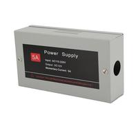 Aoaoy Transformateur de Sonnette 12V, Alimentation 5A Adaptateur de Construction en Fer, pour Sonnette Vidéo