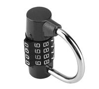 Aoaoy Verrouillage du Mot de Passe, 4 Combinaison de Code Numérique de Numérotation, Verrouillage de sécurité à la Rouille écologique, Crochet Durci, pour les Bagages, Armoires, (Noir)