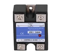Aoaoy XRE-1 D4840 Composants électroniques monophasés relais statiques, couvercle transparent, fonctionnement stable avec longue durée de vie pour contrôleur de température