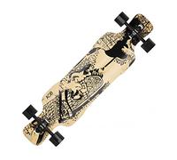 AOB Longboard Tribal Curves - Longboard pour tous les âges - Montage Drop Thru - Longboard