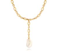 Aobei Pearl Evil Eye/Love Love/Shell/baroque perle/soleil pendentif collier, collier en or 18k fait à la main pour les femmes